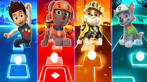 Paw Patrol All Videos Megamix Ryder Zuma Rubble Rocky Tiles