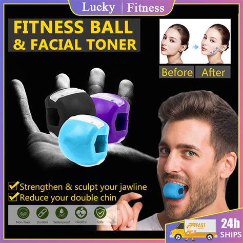 Jaw Line Exerciser Ball Jaw Line Trainer Face Facial Muscle Exercise