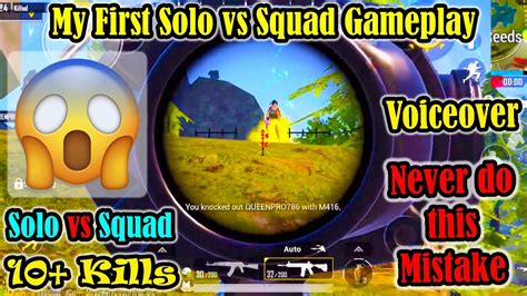 My First Classic Solo Vs Squad PUBG Mobile Gameplay 10 Kills Livik