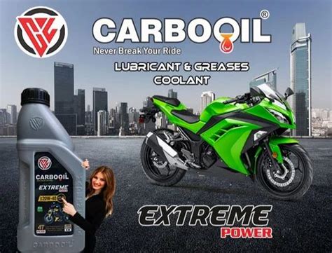 High Mileage 20W40 Carbooil 4 Stroke Motorcycle Engine Oil Bottle Of 1