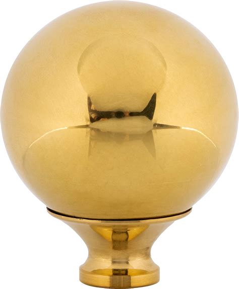 Polished Brass Ball Bed Post Finials Diameter 1 3 4 Replacement Antique Bed