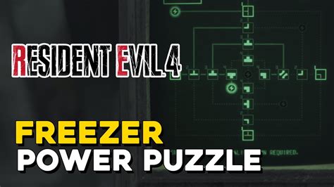 Resident Evil Remake Freezer Power Puzzle Solution Assisted Normal