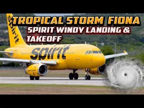 WINDY DAY | Ponce Mercedita Airport LAST FLIGHT BEFORE THE STORM FIONA ...
