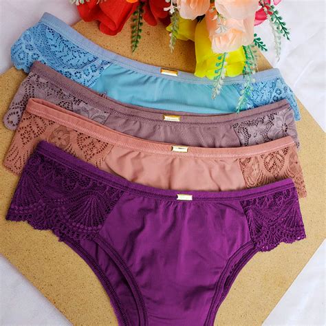 KIT Tangas Renda Lateral Calcinha Feminina Rendada Atacado Revenda Lingerie Shopee Brasil