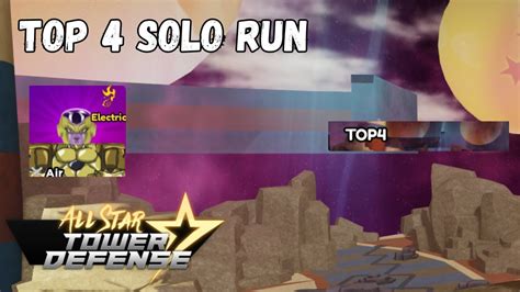 TOP 4 SOLO RUN GOKU JIREN EVO RAID POD All Star Tower Defense ASTD