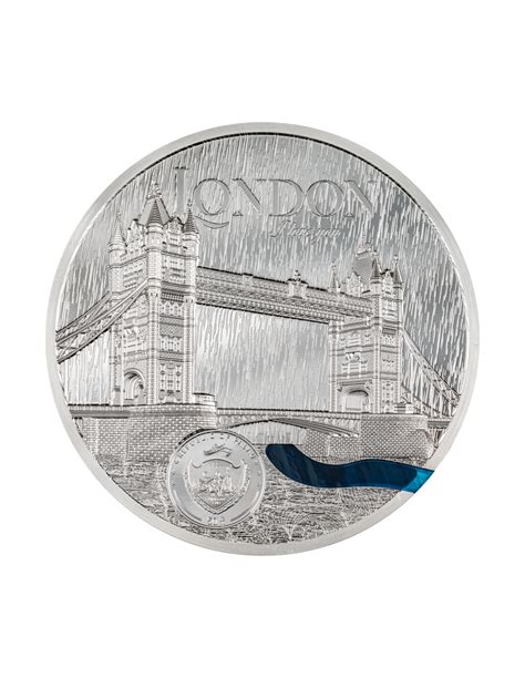 London Tiffany Art Metropolis Kg Kilo Edition Silver Coin Pal