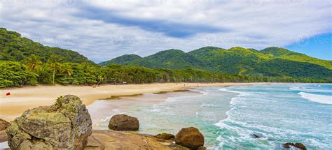 Praia Lopes Mendes Beach On Tropical Island Ilha Grande Brazil 3357871