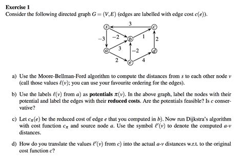 Consider The Following Directed Graph G V E Edges