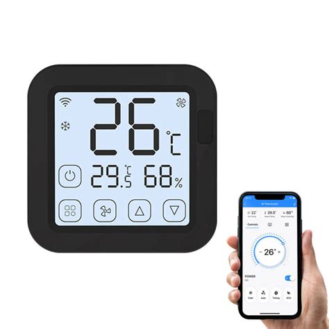 Tuya Smart Wifi Ir Air Conditioner Controller Thermostat With Lcd Display App Control