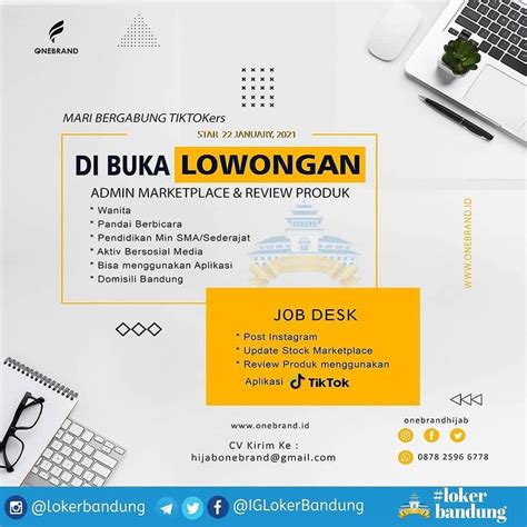 Loker Bandung Dibutuhkan Segera Admin Untuk Bergabung Menjadi Bagian