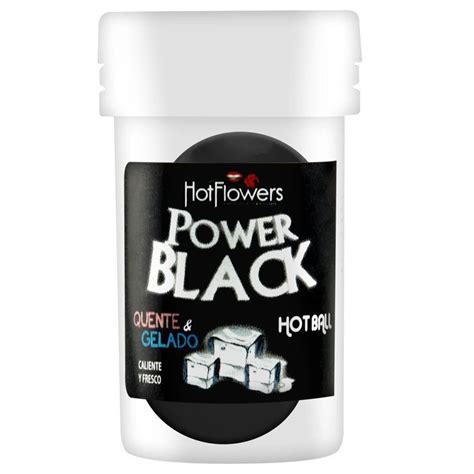 Bolinha Explosiva Ntima Do Prazer Hot Ball Power Black Dupla Hot