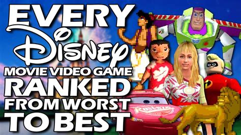 Every Disney Movie Tie In Video Game Ranked From Worst To Best Youtube