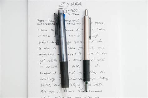 Zebra G 402 05mm Gel Pen Review — The Pen Addict