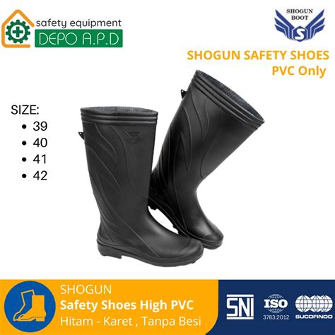 Jual Sepatu Safety Boots Proyek Merk Shogun Tanpa Besi Shopee Indonesia