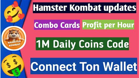 Tap To Earn Hamster Kombat New Updates Ton Wallet Connect Earn