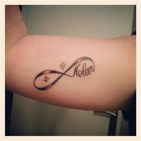 Tattoo Infini Avec Le Prenom De Mon Fils