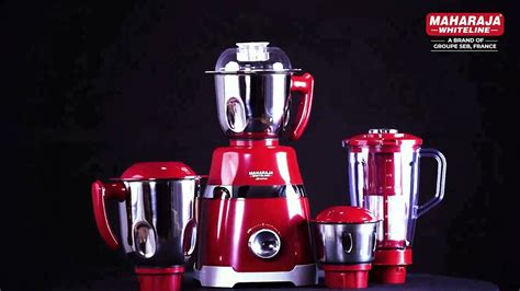 Maharaja Whiteline Ultramax Elite Red Mixer Grinder W Motor