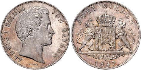 NumisBids Emporium Hamburg Auction 73 Lot 1862 BAYERN Ludwig I