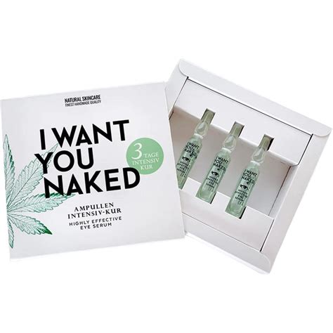 I WANT YOU NAKED Highly Effective Eye Serum 3 Ampules Ecco Verde