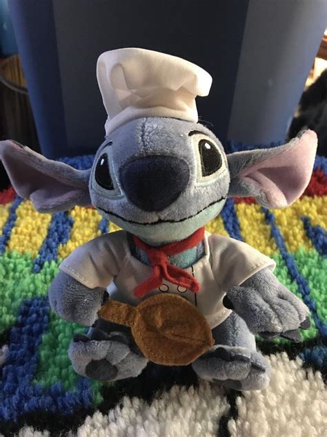 Disney Lilo And Stitch Chef Stitch 6 Bean Plush Chef Outfit 1934546590