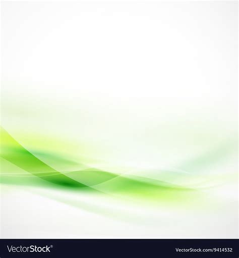 Abstract Smooth Green Flow Background Royalty Free Vector