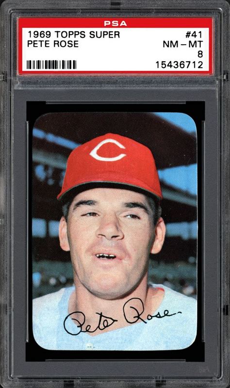 1969 Topps Super Pete Rose Psa Cardfacts®