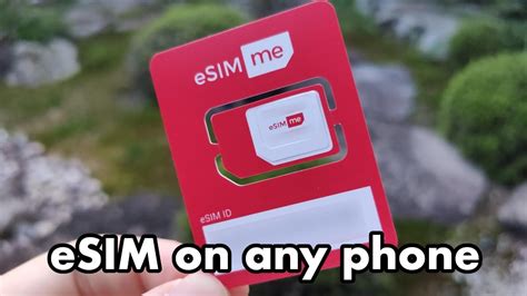 How To Use An Esim On Any Phone With Esim Me Youtube