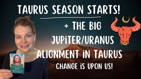 Taurus ♉️ Season Starts The Big Jupiter Uranus Conjunction In Taurus