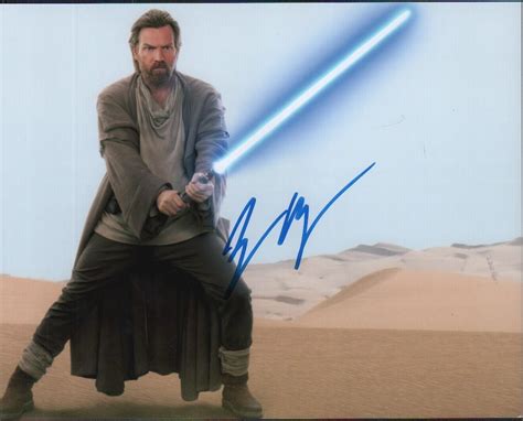 Ewan Mcgregor Signed Star Wars Photograph 0055 On Dec 05 2022