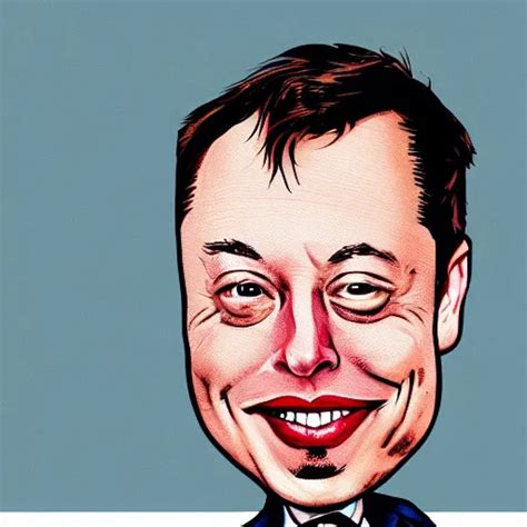 A Caricature Of Elon Musk Stable Diffusion OpenArt