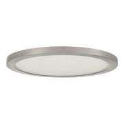 In Brushed Nickel New Ultra Low Profile Integrated Led Flush Mount