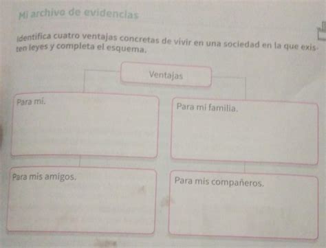 Identifica Cuatro Ventajas Concretas De Vivir En Una Sociedad En La Que