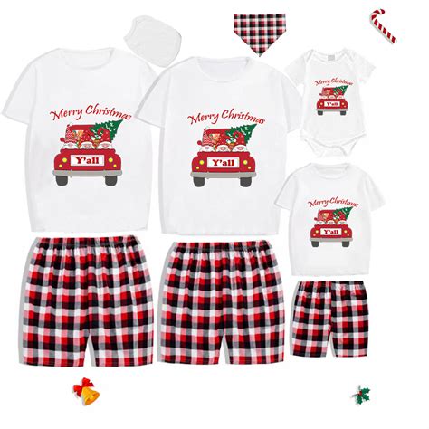 Christmas Matching Family Pajamas Set With Dog Pajamas