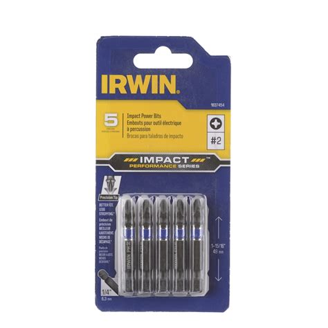 Irwin 50mm Impact Screwdriver Bits 5 Pack Bunnings Warehouse