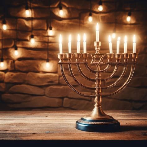 Premium Ai Image Photo Jewish Religious Holiday Hanukkah With Holiday