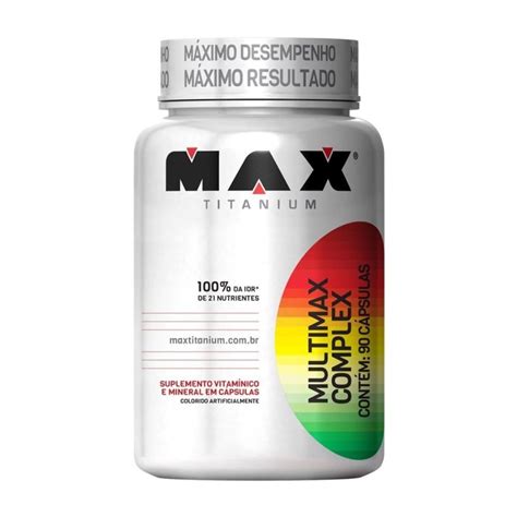 Multimax Complex Caps Max Titanium Em Promo O Ofertas Na Americanas