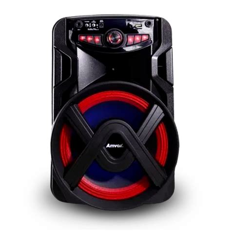 Caixa Amplificada Amvox ACA 331 Groove II 330W 10 Tweeter Fm Bluetooth