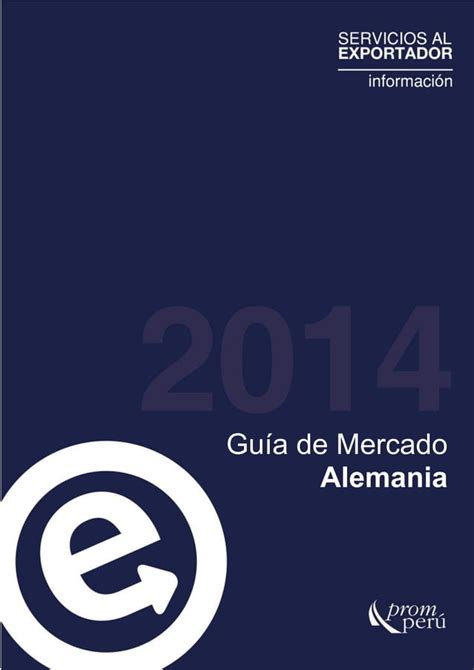 Promperu Guia De Mercado Alemania Pdf