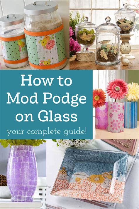 Mod Podge On Glass Your Complete Guide Mod Podge Glass Mod Podge