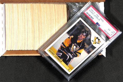 Lot Detail O Pee Chee Hockey Complete Set W Mario Lemieux