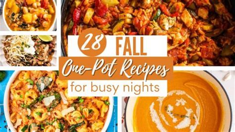 28 Fall One Pot Recipes For Busy Weeknights Budgeting For Bliss