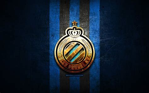 Download wallpapers Club Brugge FC, golden logo, Jupiler Pro League ...