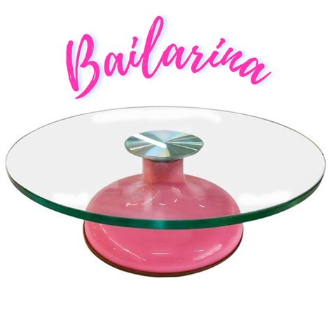 Bailarina De Bolo Profissional - Bailarina Profissional Para Bolo C/ Base Giratória De Vidro 360 ...