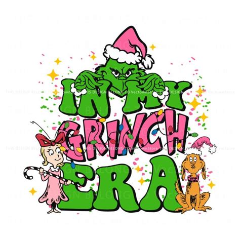 Pink In My Grinch Era SVG