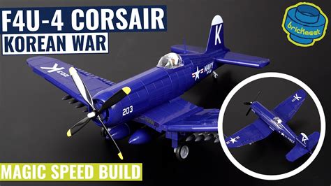 New Bigger F4U 4 Corsair Korean War COBI 2417 Speed Build