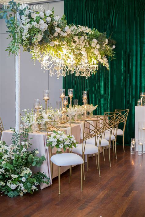 Magical Emerald Wedding Colour Scheme Elegantweddingca