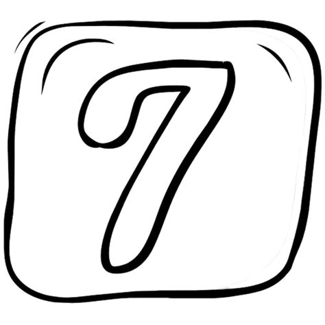 Premium Vector Number Icon Doodle Fill