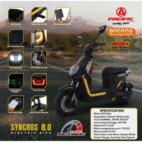 Jual Sepeda Listrik Ebike Pasific Exotic Syncros 8 0 Syncros 8 Sincros