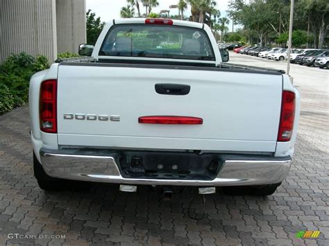 2005 Bright White Dodge Ram 3500 Slt Regular Cab Dually 24589743 Photo