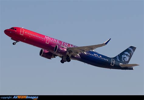 Airbus A N Alaska Airlines N Va Airteamimages